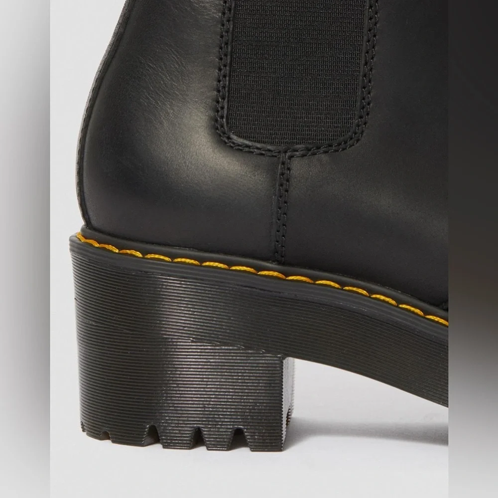 ROMETTY WYOMING LEATHER PLATFORM CHELSEA BOOTS - Picture 2 of 10